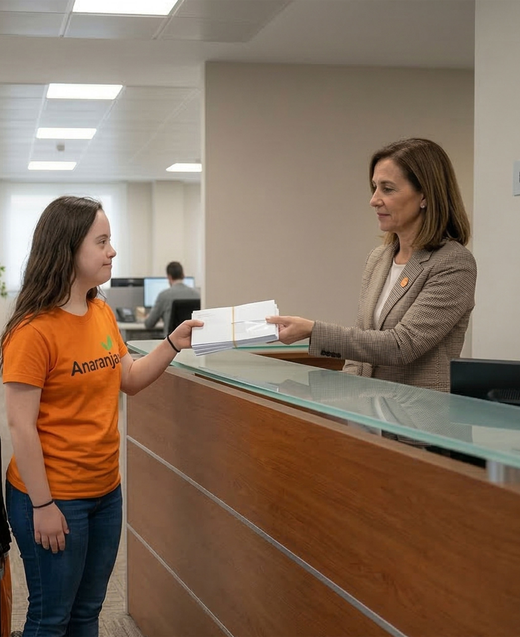 anaranjas. servicios de reparto y mensajeria
